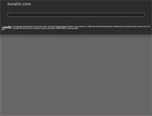 Tablet Screenshot of lunatic.com